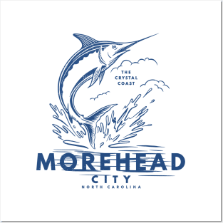 Morehead City Marlin Fishing in North Carolina Posters and Art